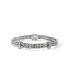 Icon Link Bracelet, Sterling Silver, Diamonds, 6MM|BUP989792DI