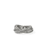 Icon Chevron Crossover Ring, Sterling Silver, 4.5MM|RB900825