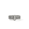 Icon Link Bar Ring, Sterling Silver, Diamonds, 6MM|RBP987362DI